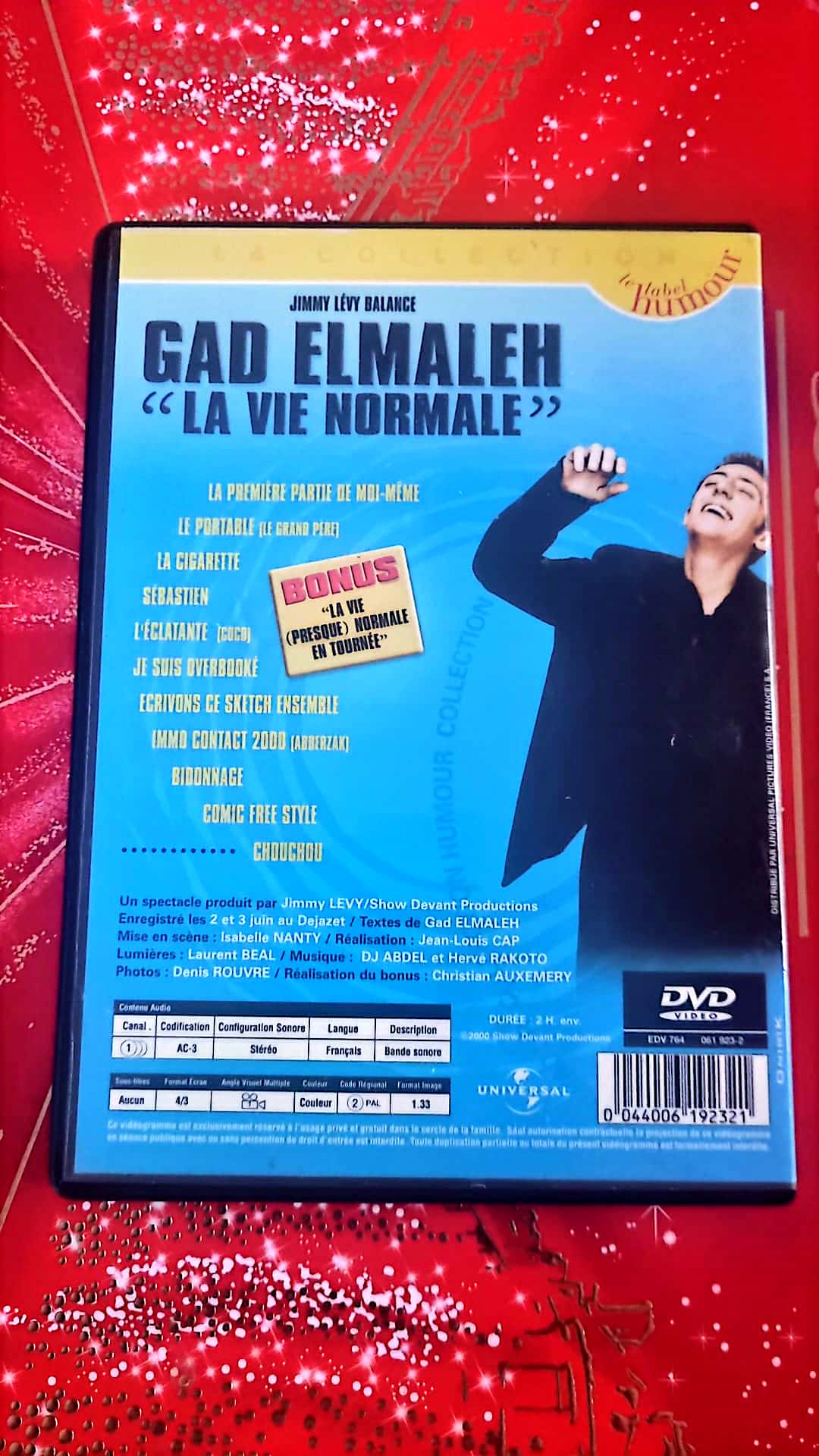 DVD Gad Elmaleh la vie normale