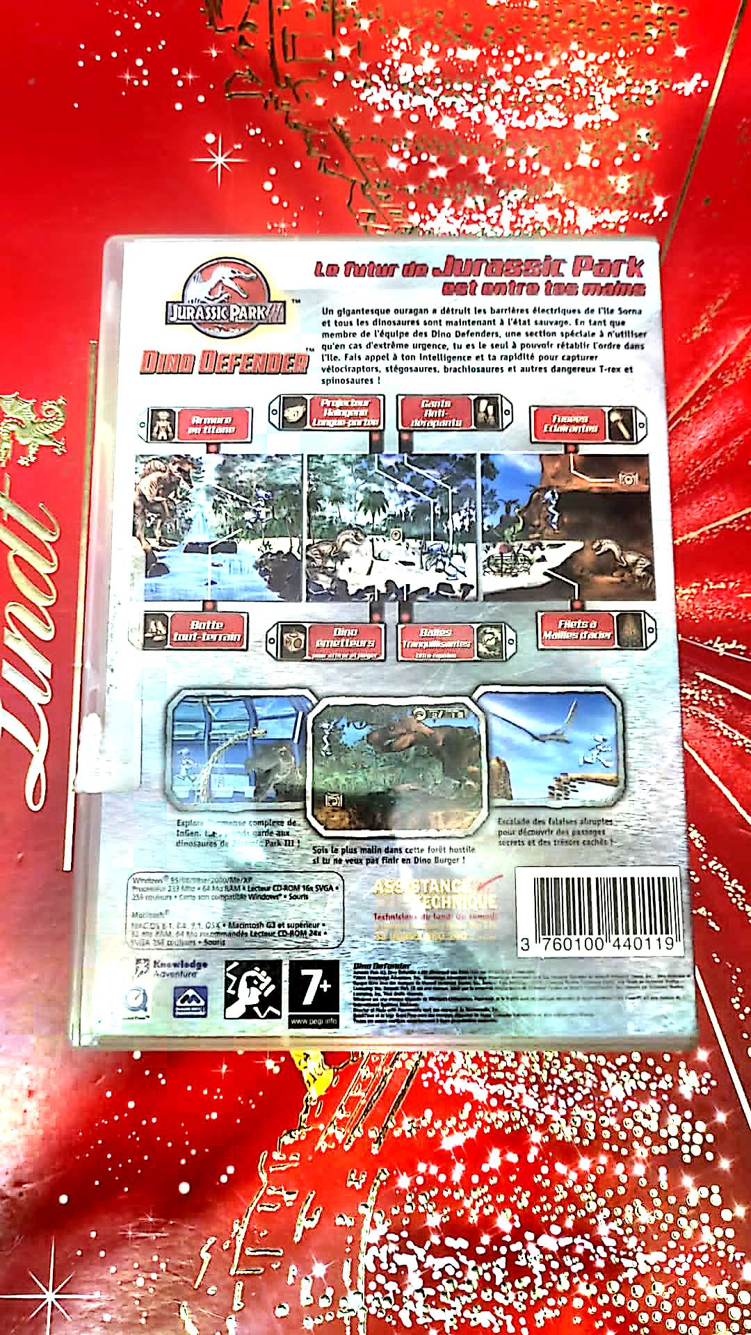 Jeu vidéo PC : jurassic park III dino defender