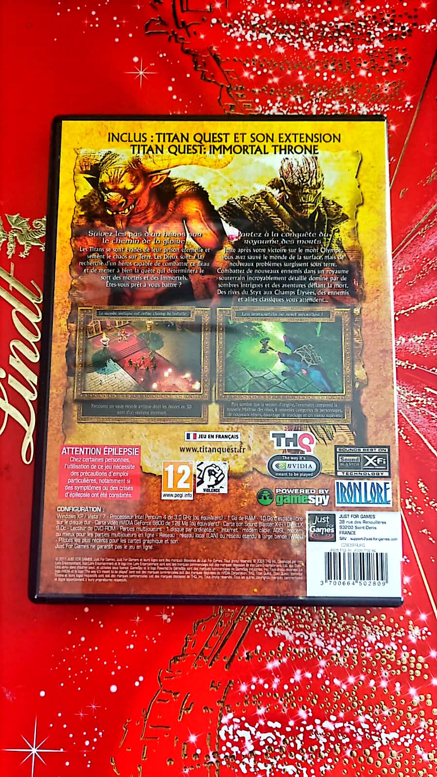 Jeu vidéo PC : gold edition Titan Quest