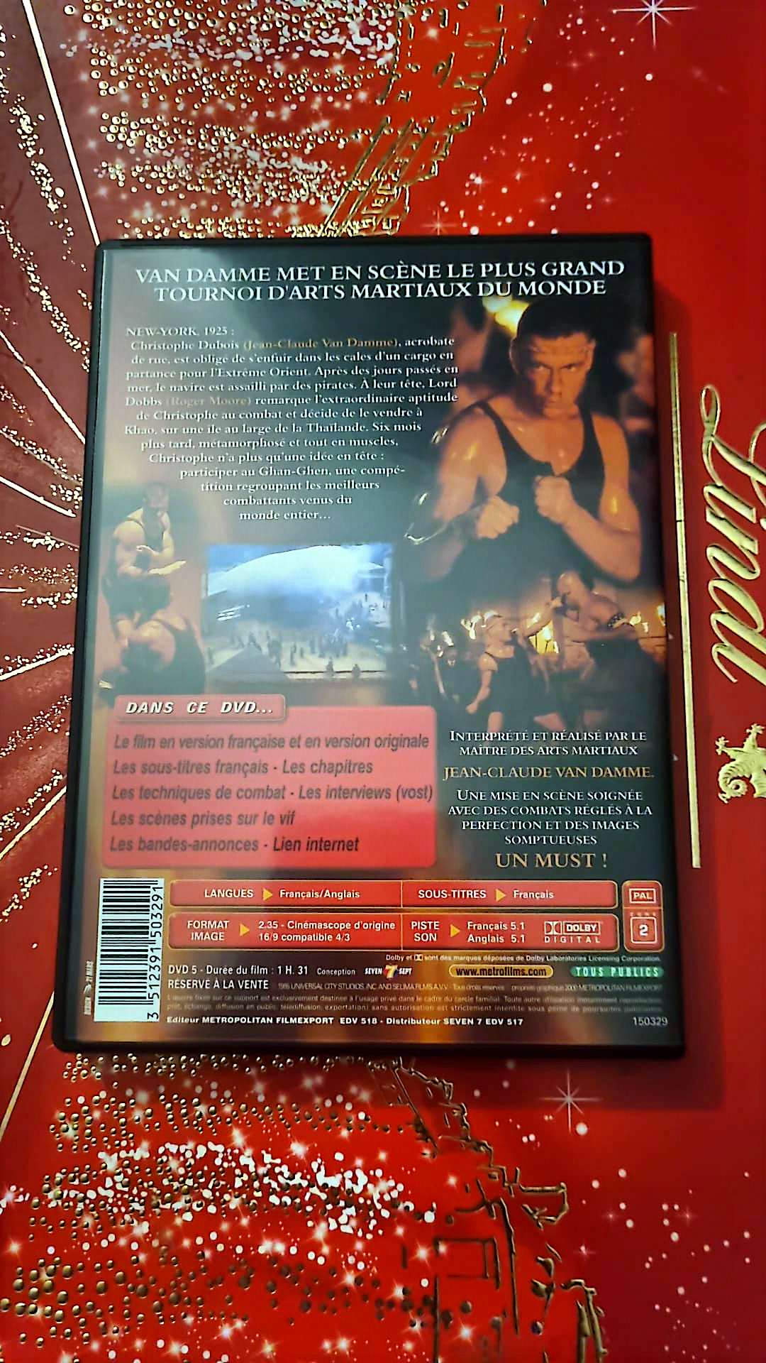 DVD : jean claude van damme le grand tournoi en