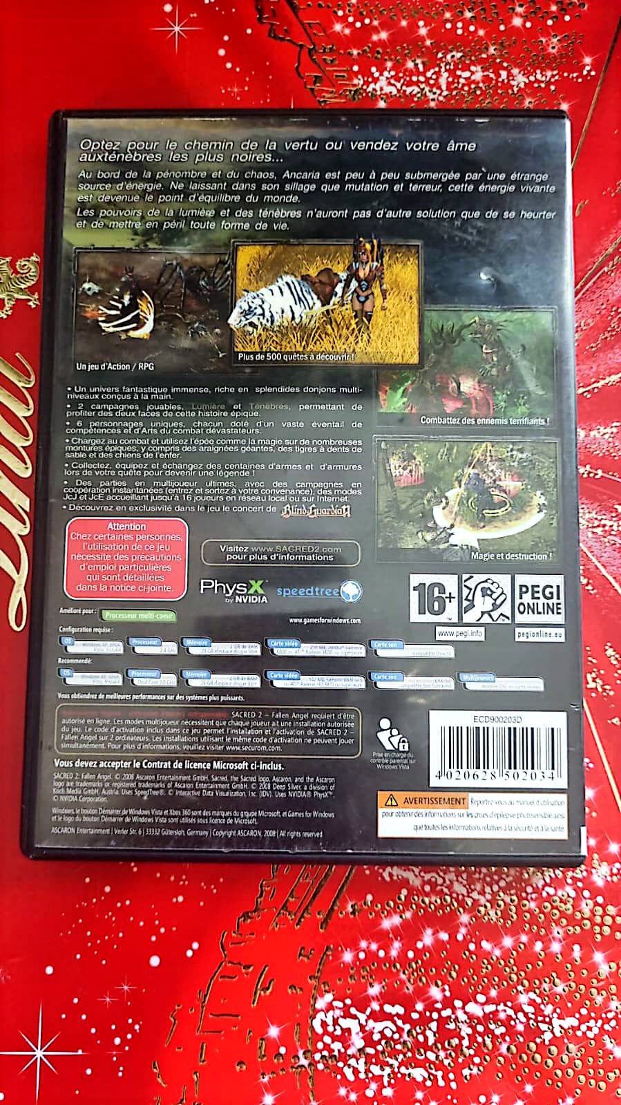 Jeu vidéo PC : fallen angel sacred 2