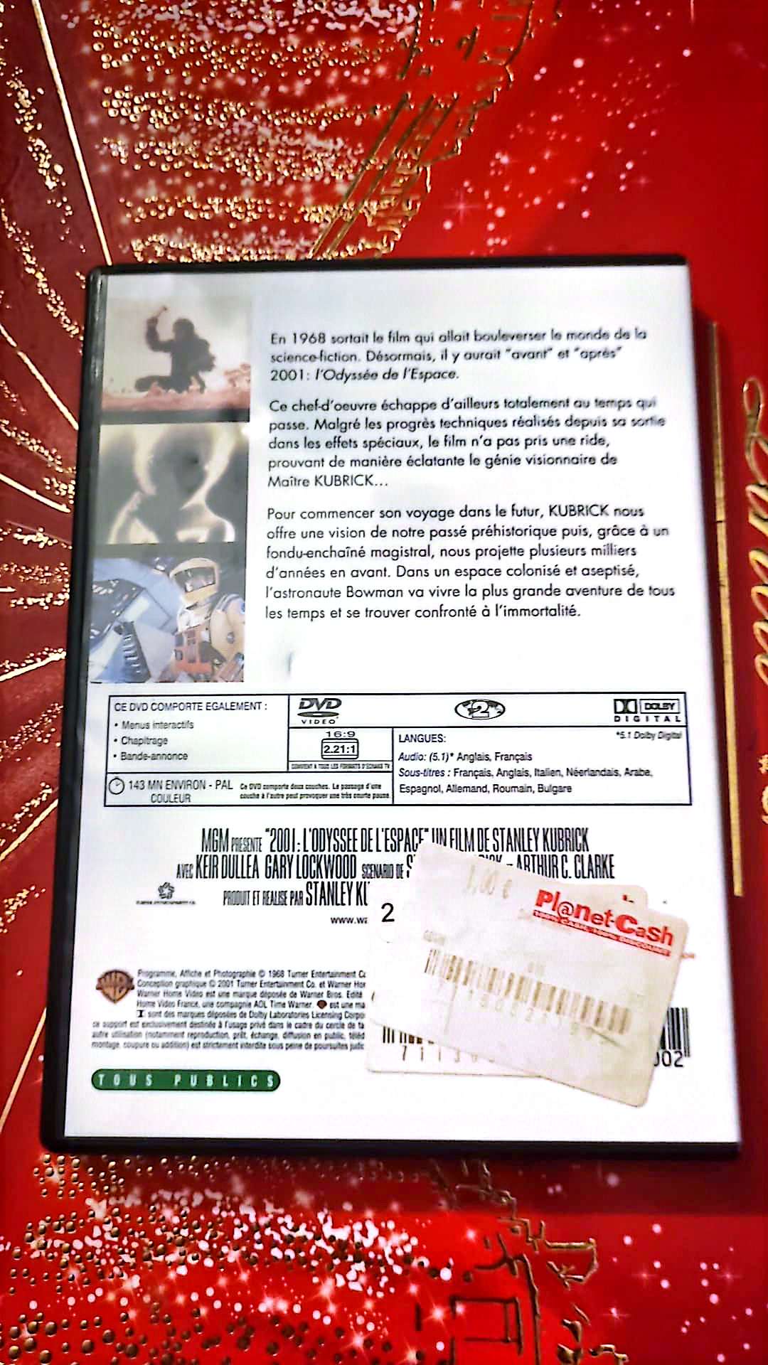 DVD : 2001 l'odyssée de l'espace