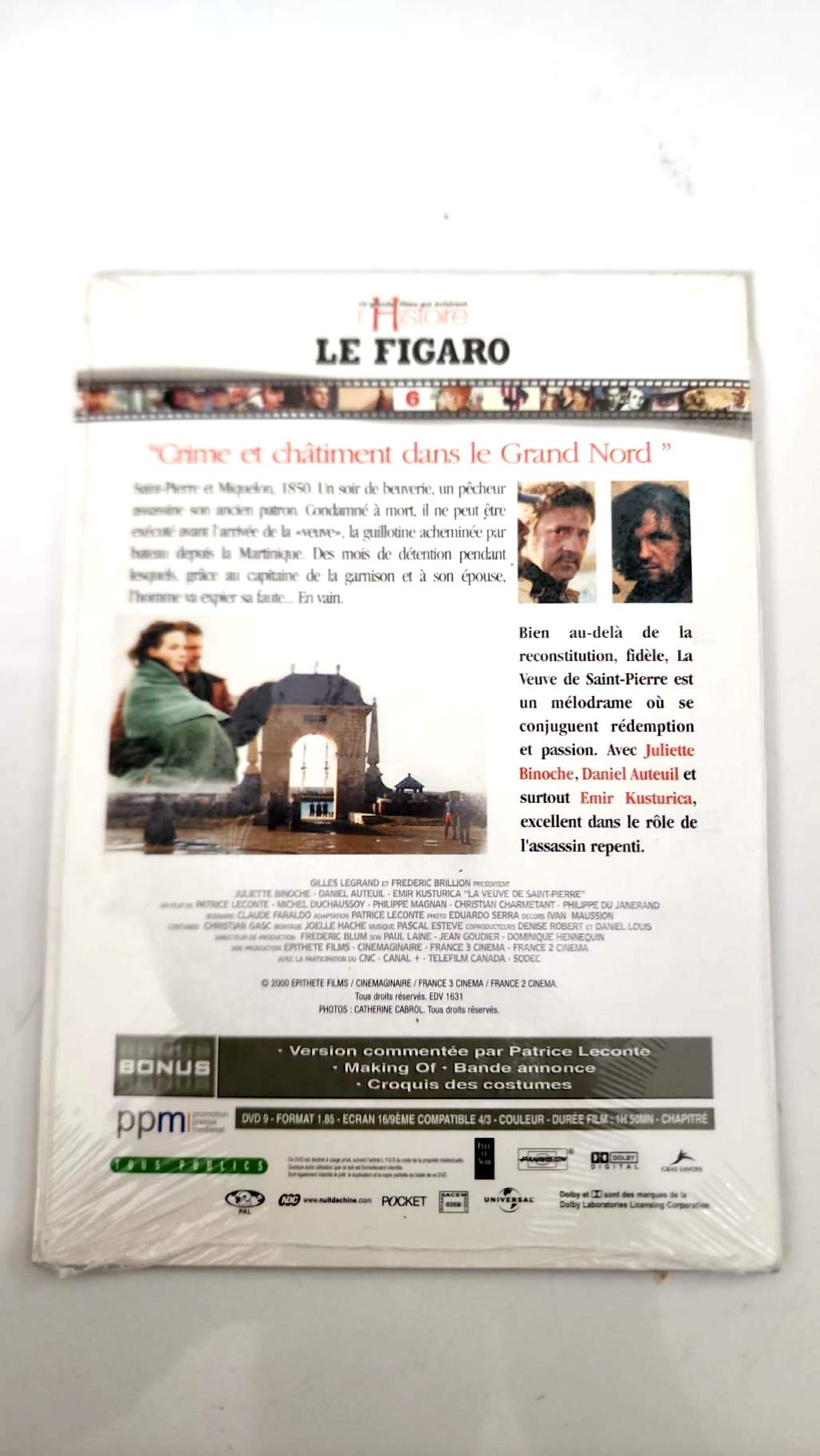 La Veuve de Saint-Pierre – DVD Le Figaro n° 6 – Patrice Leconte