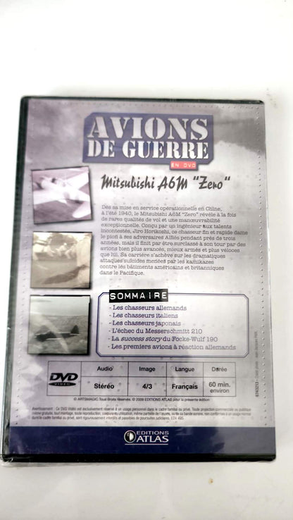 Avions de guerre n° 13 – Mitsubishi A6M Zero – DVD Éditions Atlas