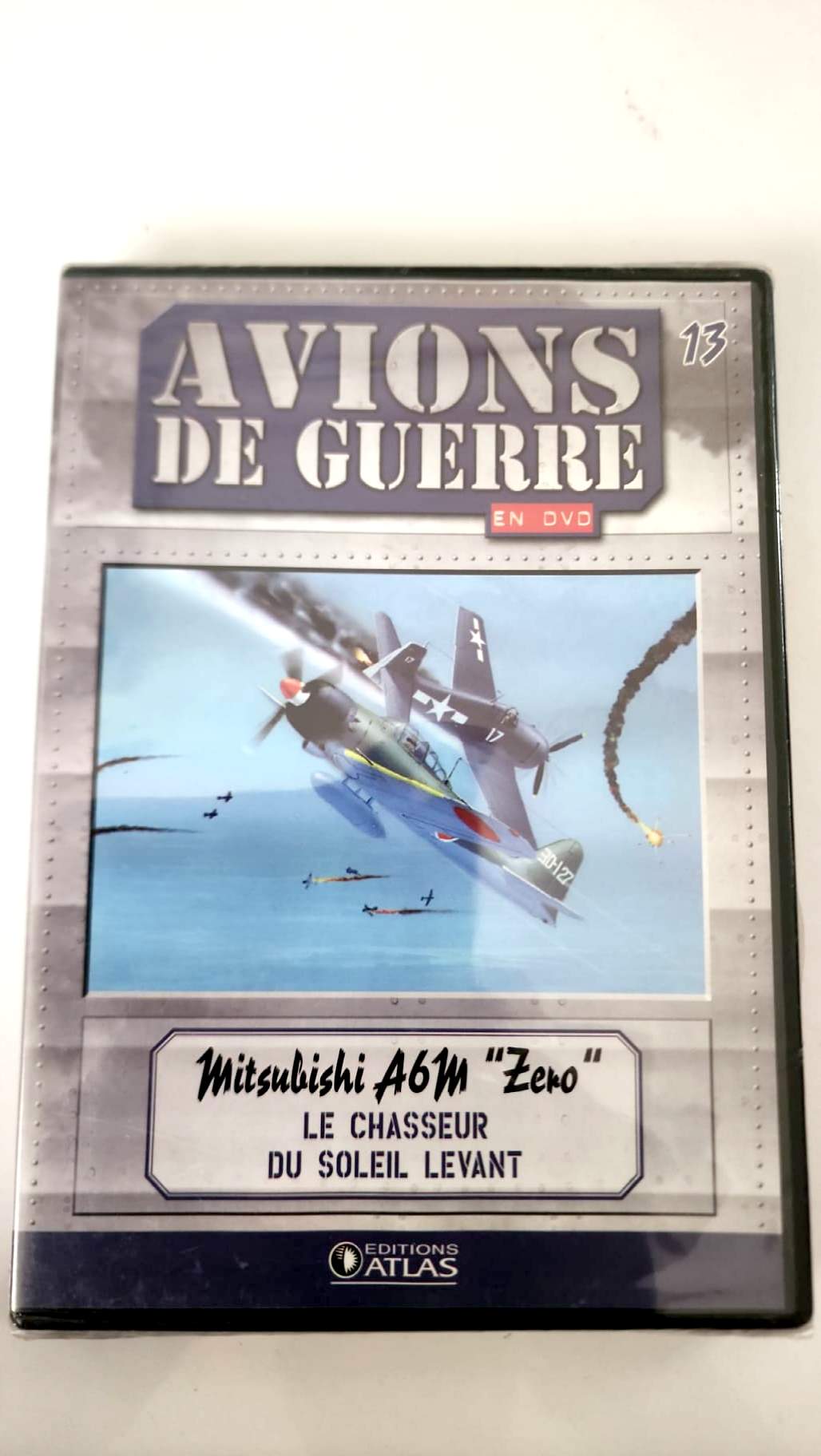 Avions de guerre n° 13 – Mitsubishi A6M Zero – DVD Éditions Atlas