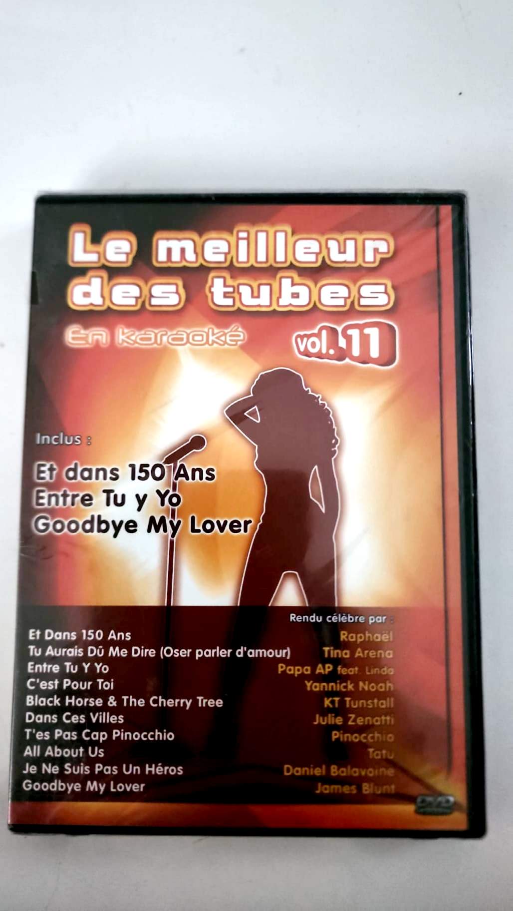 Le meilleur des tubes en karaoké – Vol. 11 – DVD Sony Music