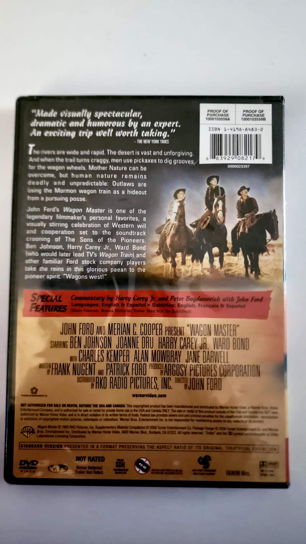 Wagon Master – DVD Warner – John Ford