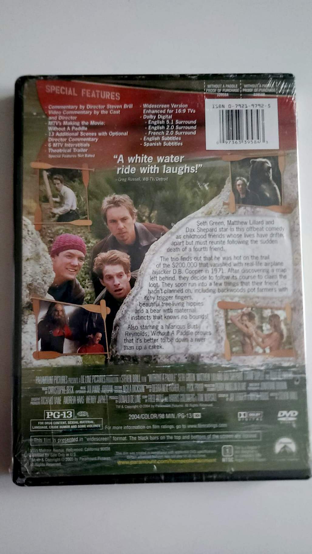 Without a Paddle – DVD Widescreen Collection – Seth Green
