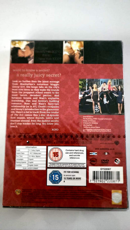 Gossip Girl – Saison 1 complète – Coffret 5 DVD anglais