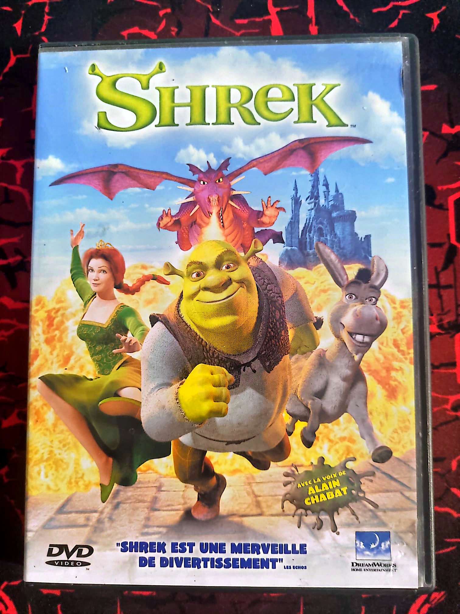DVD Shrek – DreamWorks – VF/VO 5.1 – Tous publics – Avec la voix d’Alain Chabat dvd
