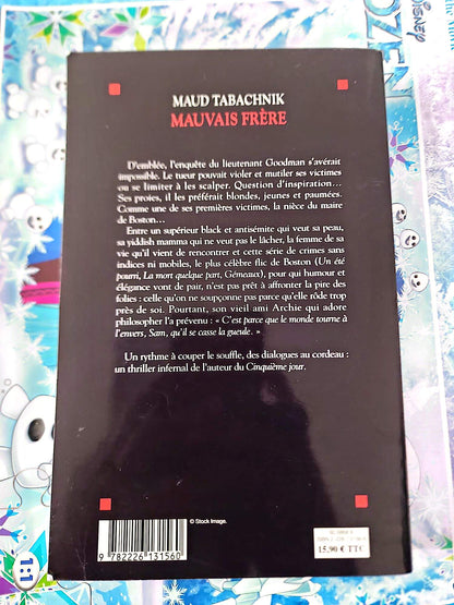 Mal Hermano – Maud Tabachnik | Novela Policiaca Thriller Suspenso | Libro de Bolsillo en Francés | Edición Albin Michel