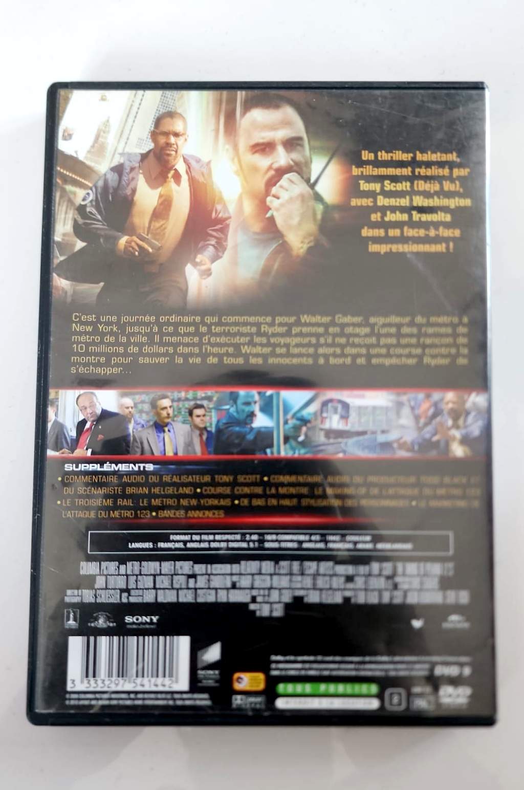 L'Attaque du Métro 123 - DVD Thriller avec Denzel Washington & John Travolta