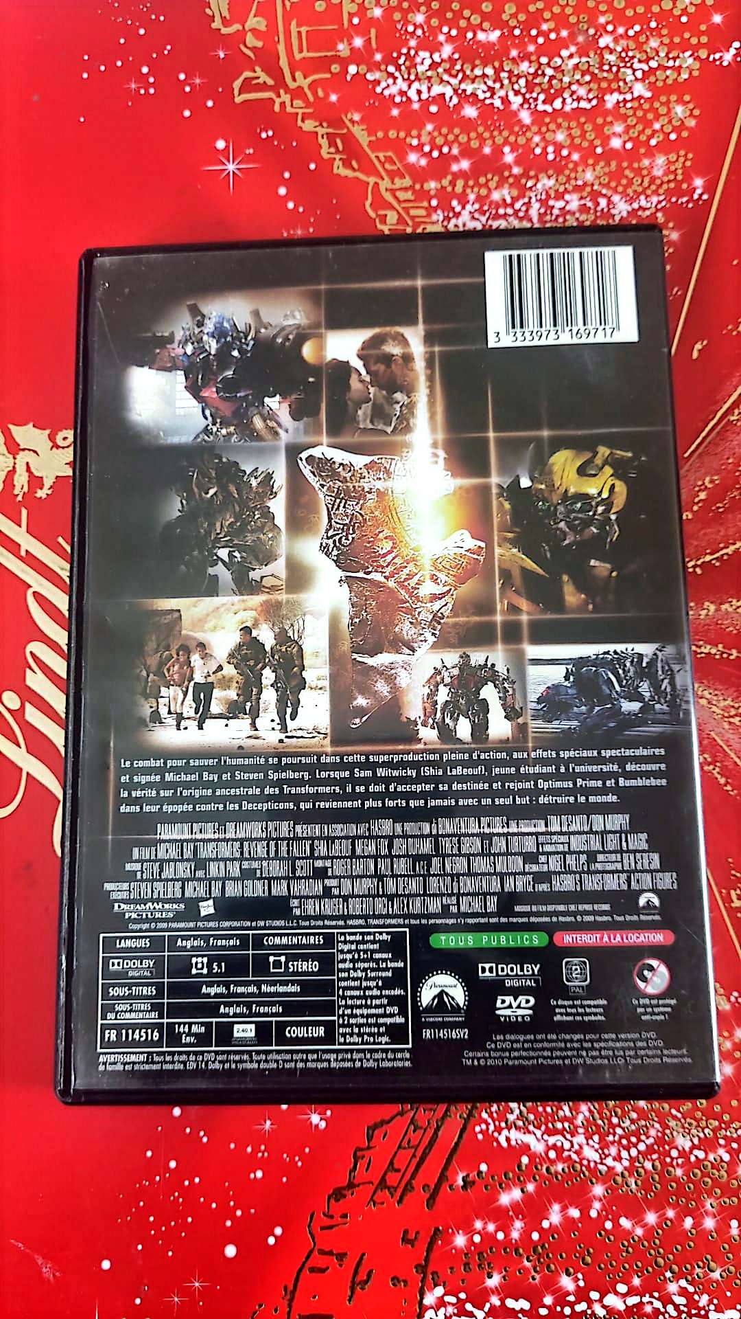 DVD : transformers 2 la revanche