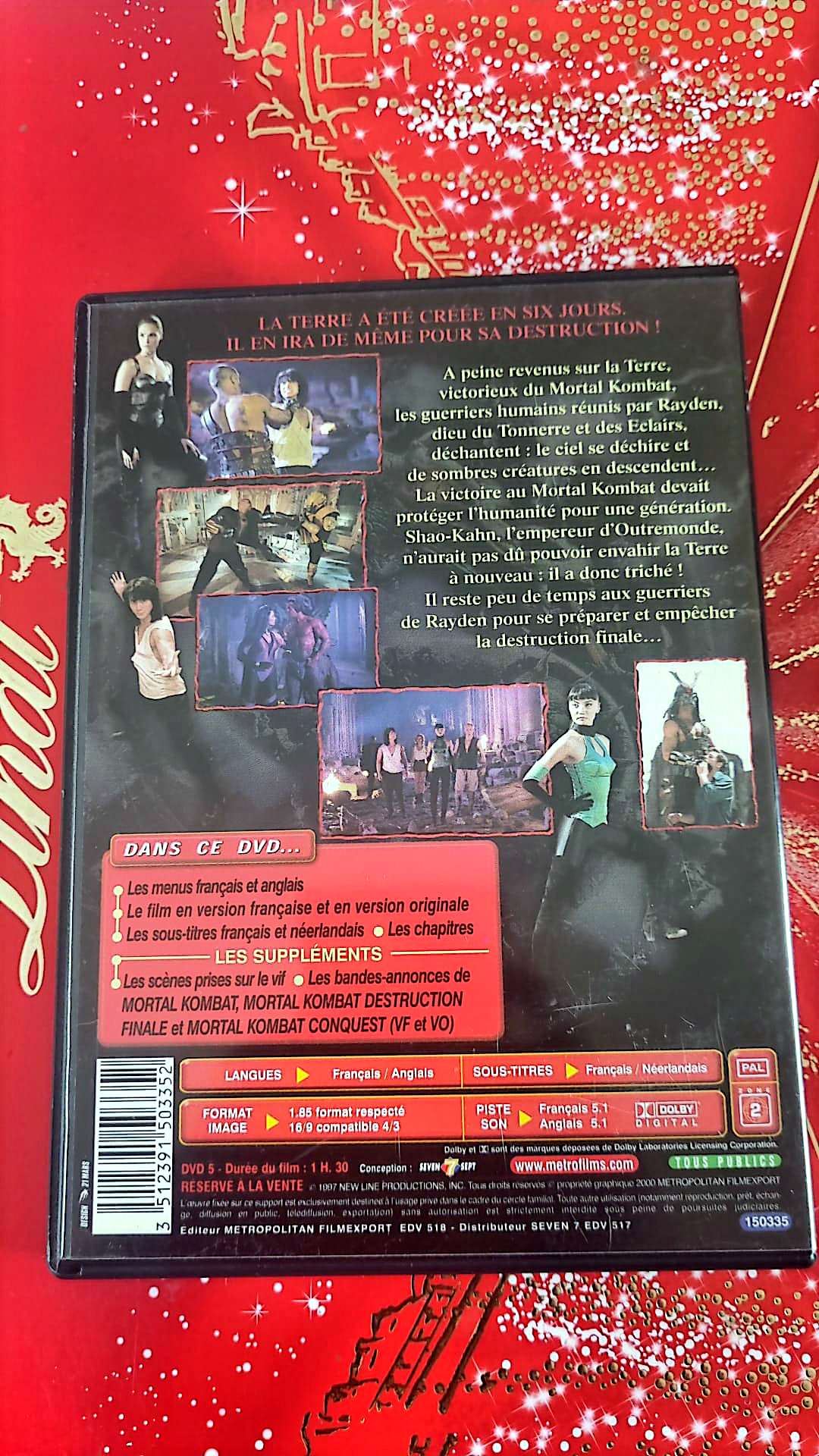 DVD : mortal kombat destruction finale en