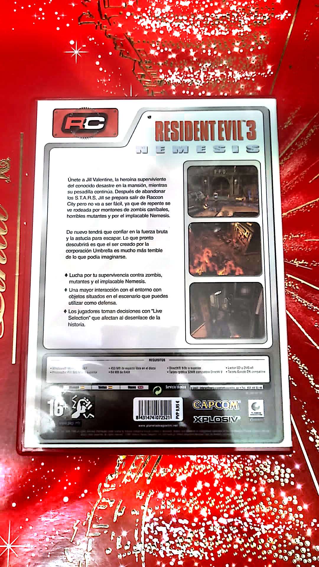 Jeu vidéo PC : Resident Evil 3: Nemesis – Jeu PC CD-ROM (Version Espagnole, Texte et Audio en Espagnol) – Survival Horror Classique