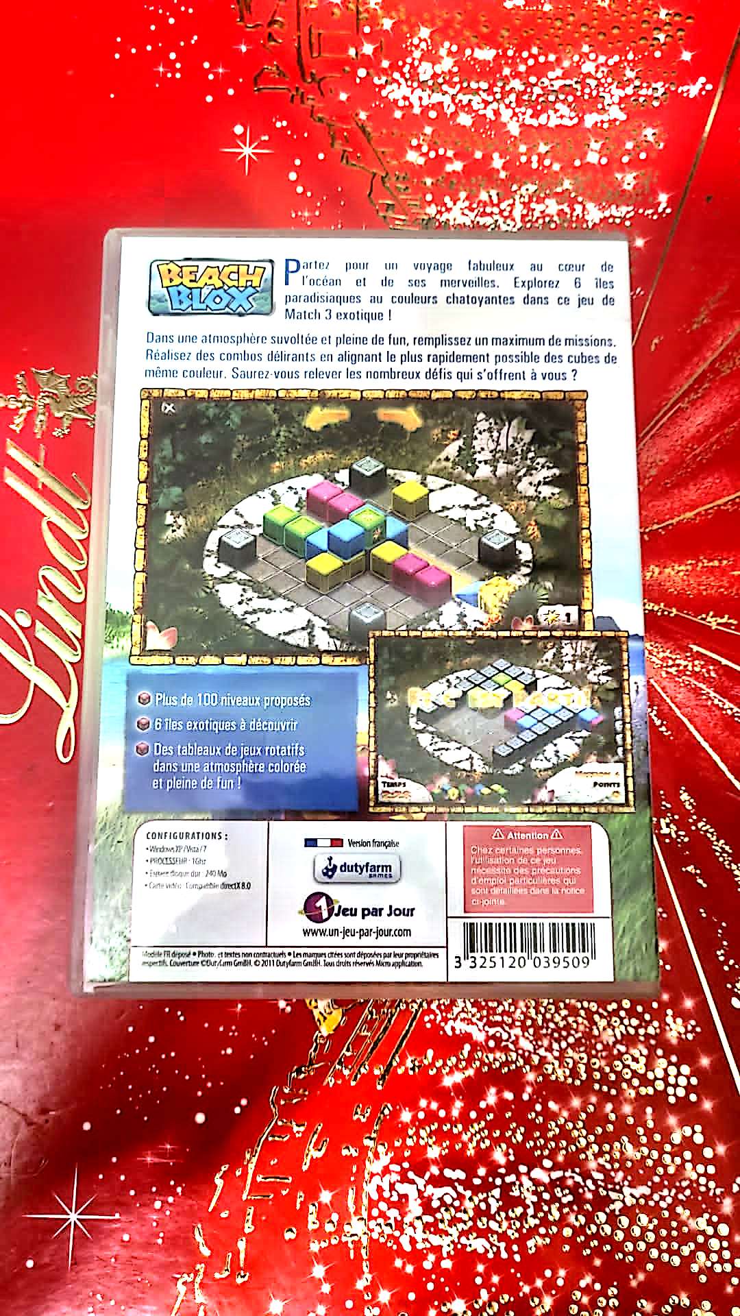 Jeu vidéo PC : match 3 beach blox