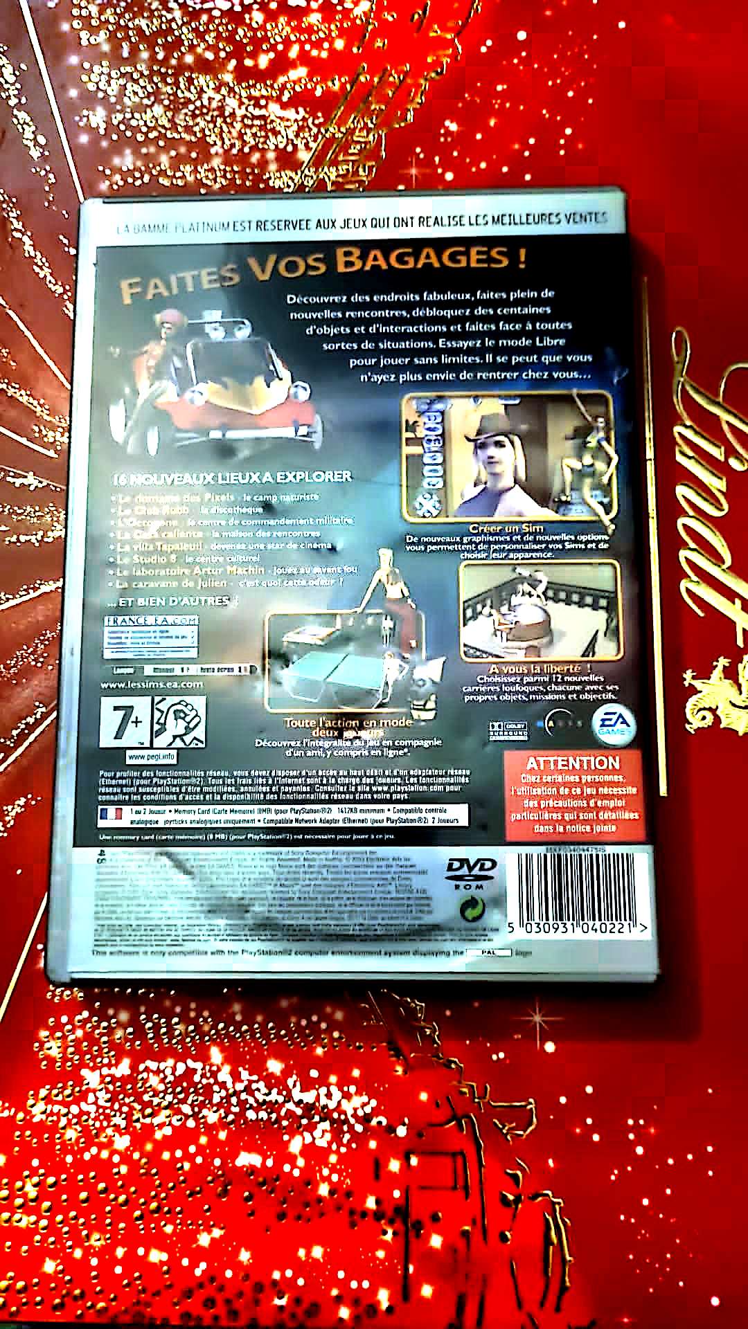 Jeu vidéo PS2 : les sims permis de sortir