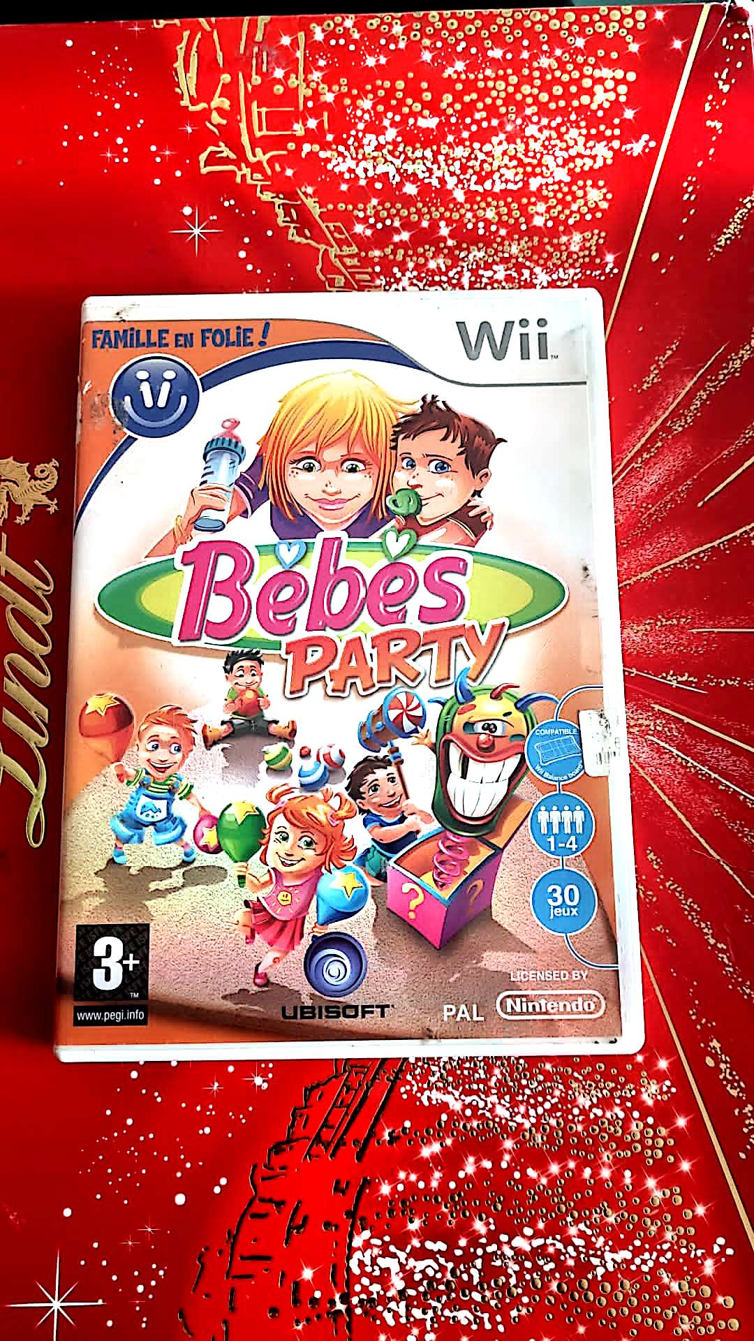 Jeu vidéo Wii : famille en folie bebes party