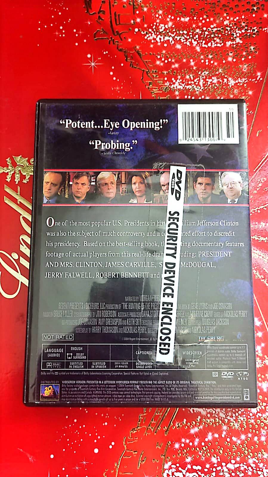 DVD : the hunting of the president "incendiary"