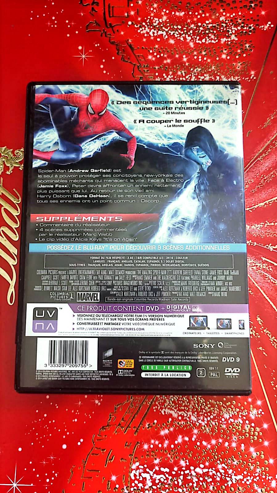 DVD : the amazing spider-man le destin d'un héros en