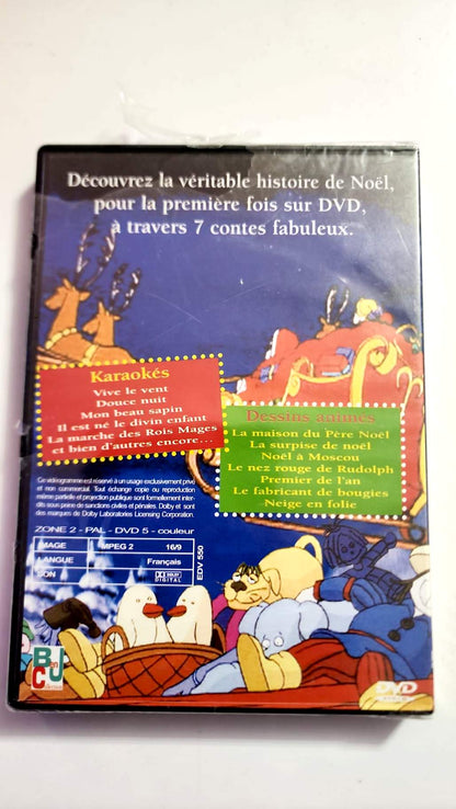 Les plus beaux contes de Noël – DVD neuf BICU – 7 dessins animés et karaokés