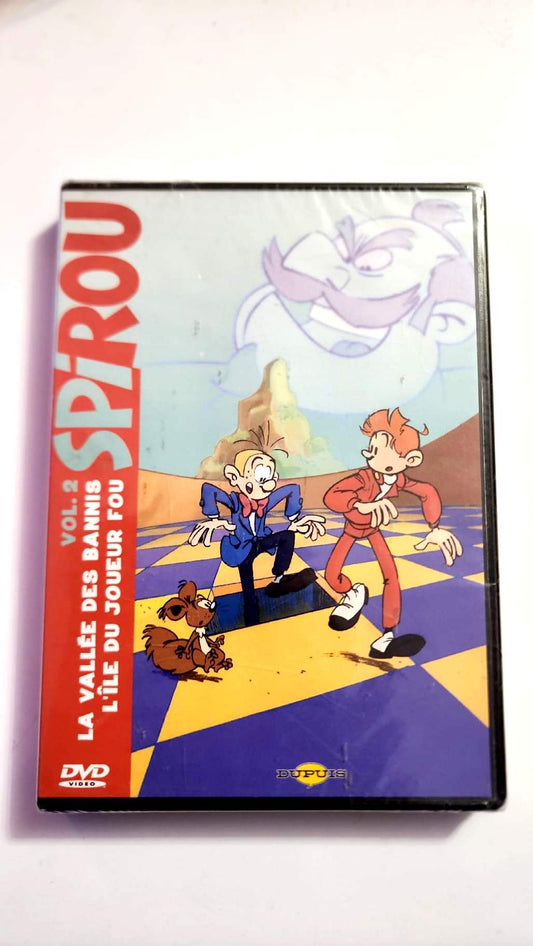 Spirou vol. 2 – La Vallée des bannis / L’Île du joueur fou – DVD neuf