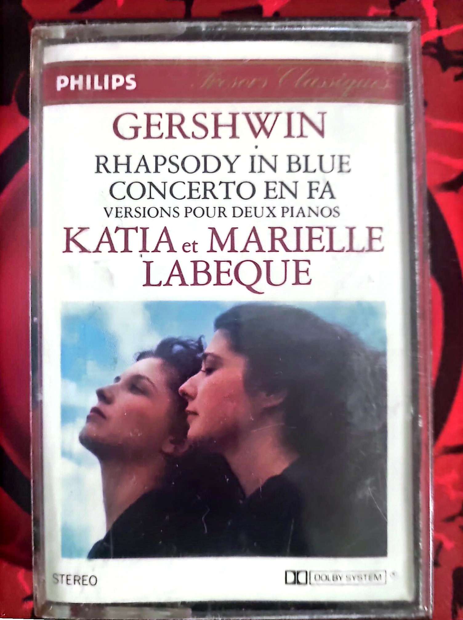 Cassette Audio Gershwin – Rhapsody in Blue – Concerto en Fa – Katia & Marielle Labèque cassette audio
