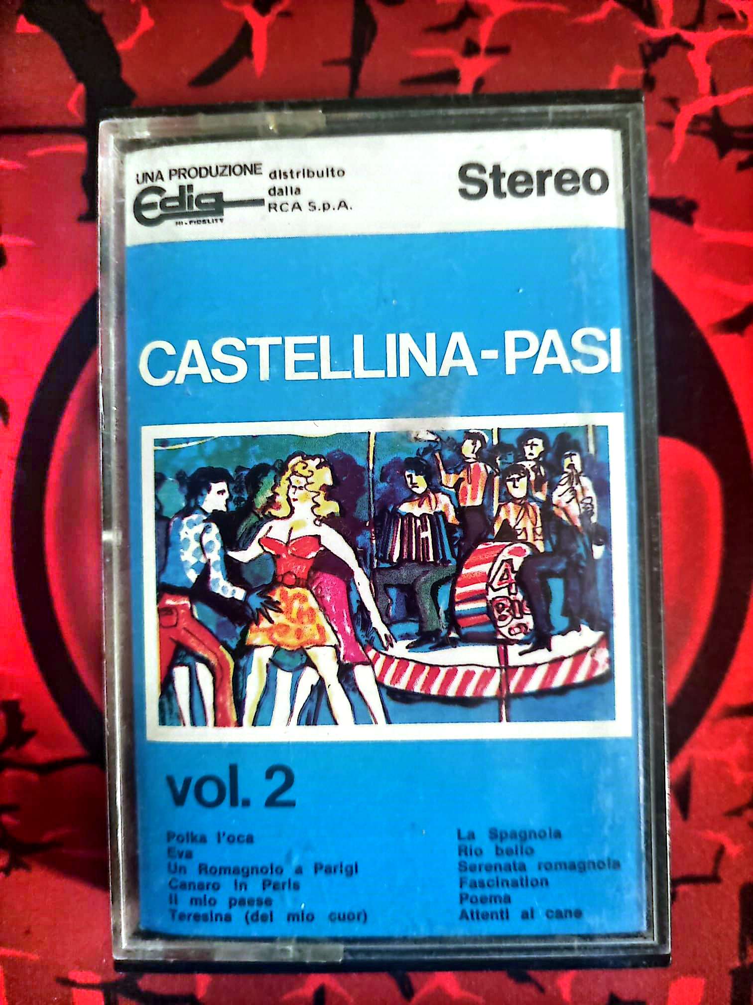 Cassette Audio Castellina-Pasi Vol. 2 – Musique Italienne Traditionnelle – RCA / CGD cassette audio