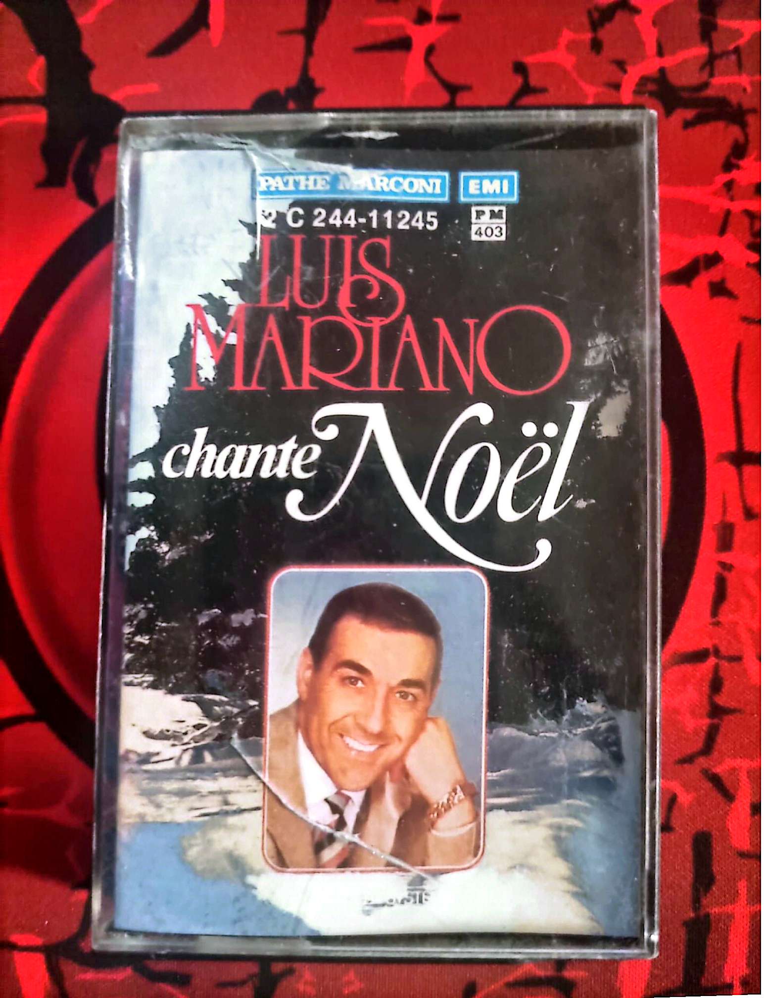 Cassette Audio Luis Mariano – Chante Noël – Chants de Noël Français – Édition EMI Pathé Marconi cassette audio