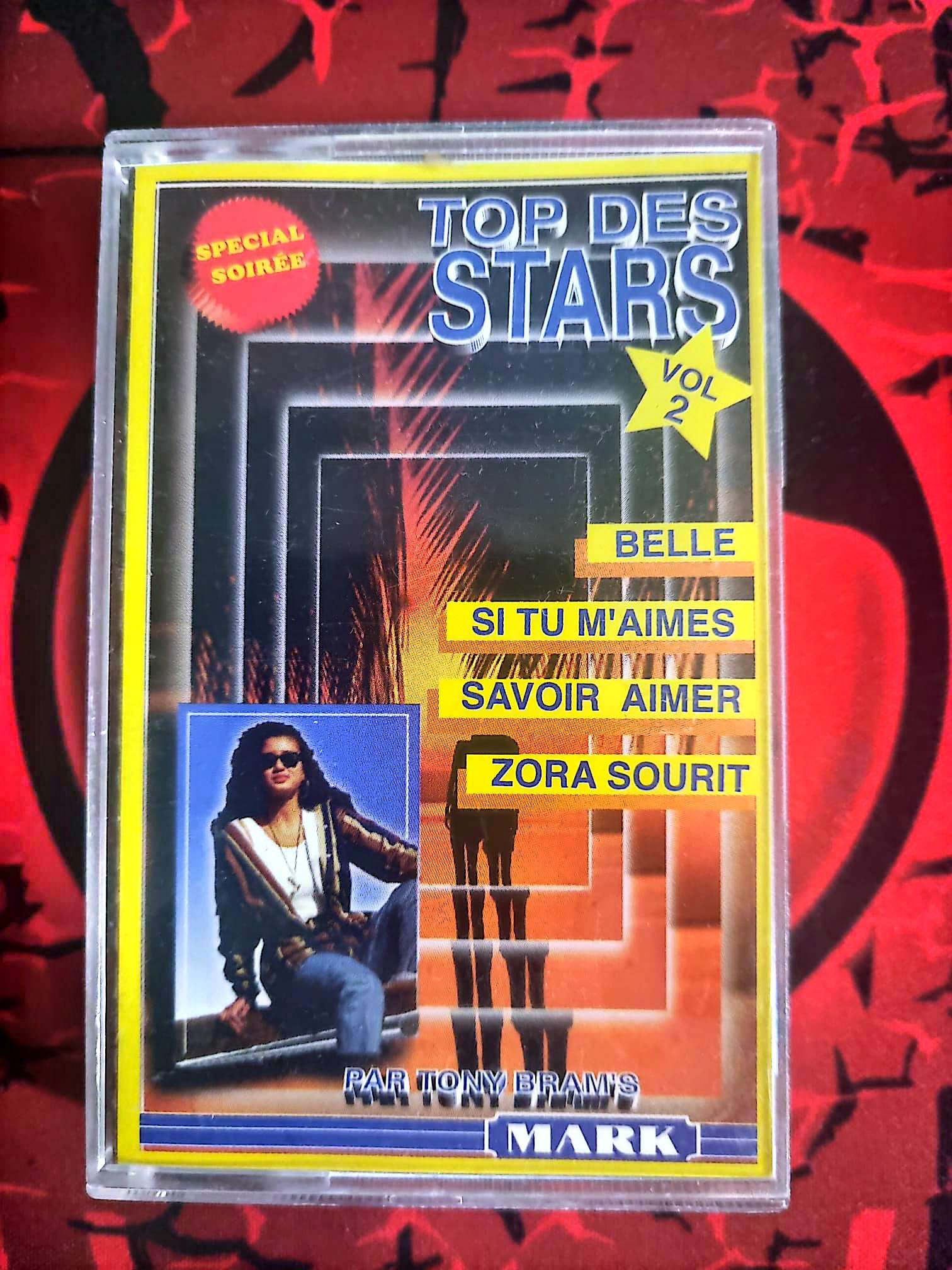 Cassette Audio Top des Stars Vol. 2 – Tony Braams – Variété Française – Compilation cassette audio