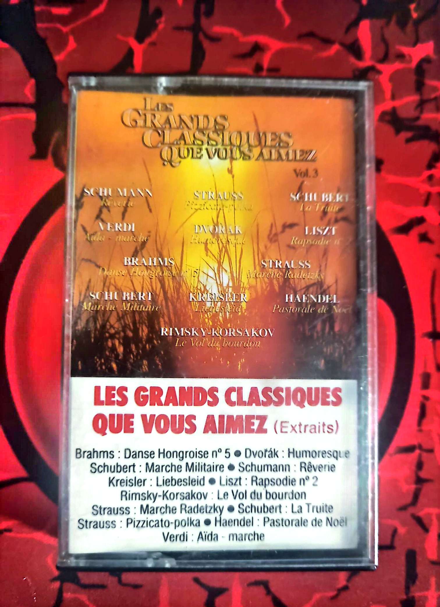 Cassette Audio Les Grands Classiques Que Vous Aimez Vol. 3 – Extraits – Musique Classique cassette audio