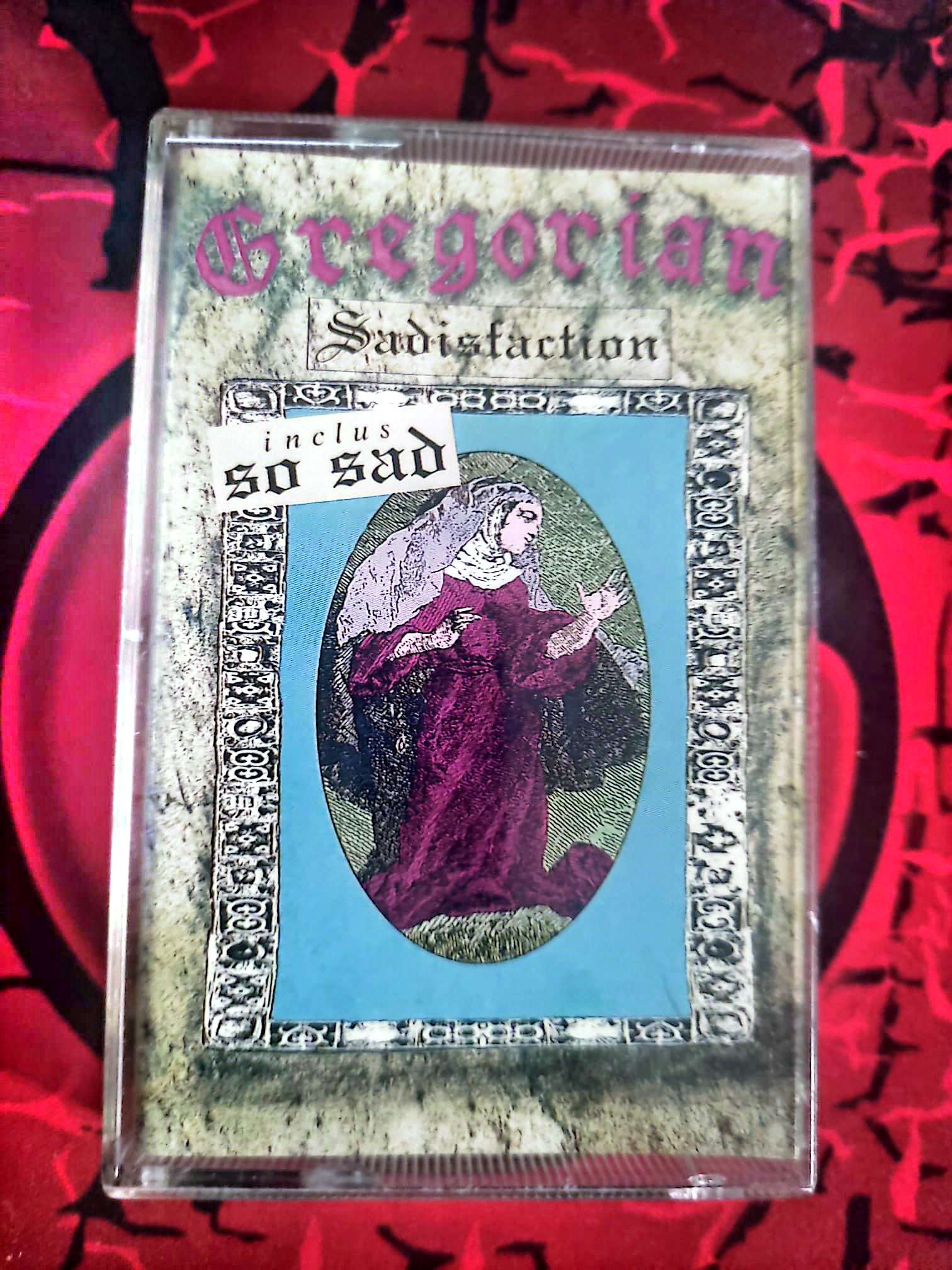 Cassette Audio Gregorian – Sadisfaction – Inclut So Sad – Pop Rock / New Age cassette audio