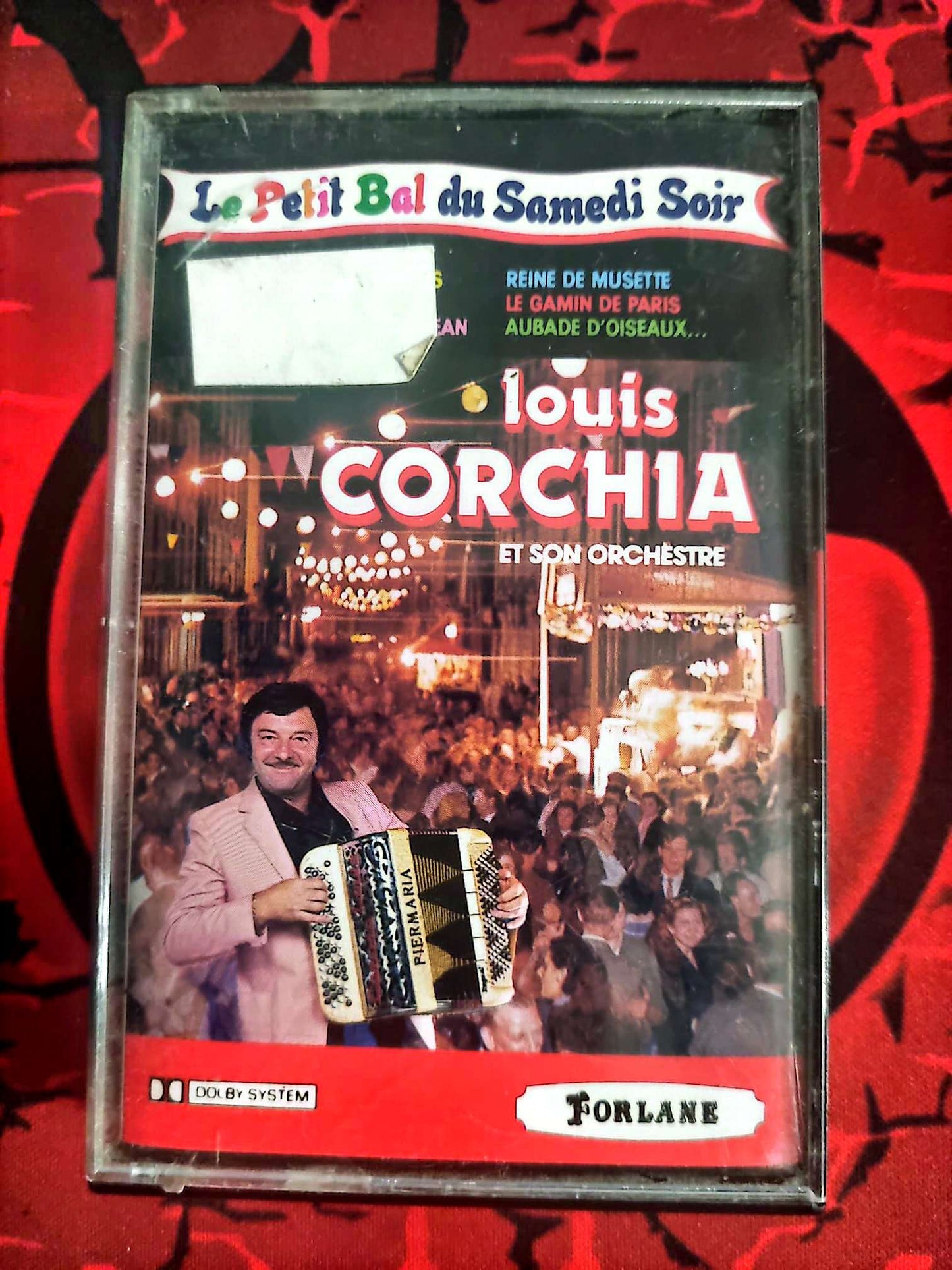 Cassette Audio Louis Corchia – Le Petit Bal du Samedi Soir – Musette Accordéon – Forlane cassette audio