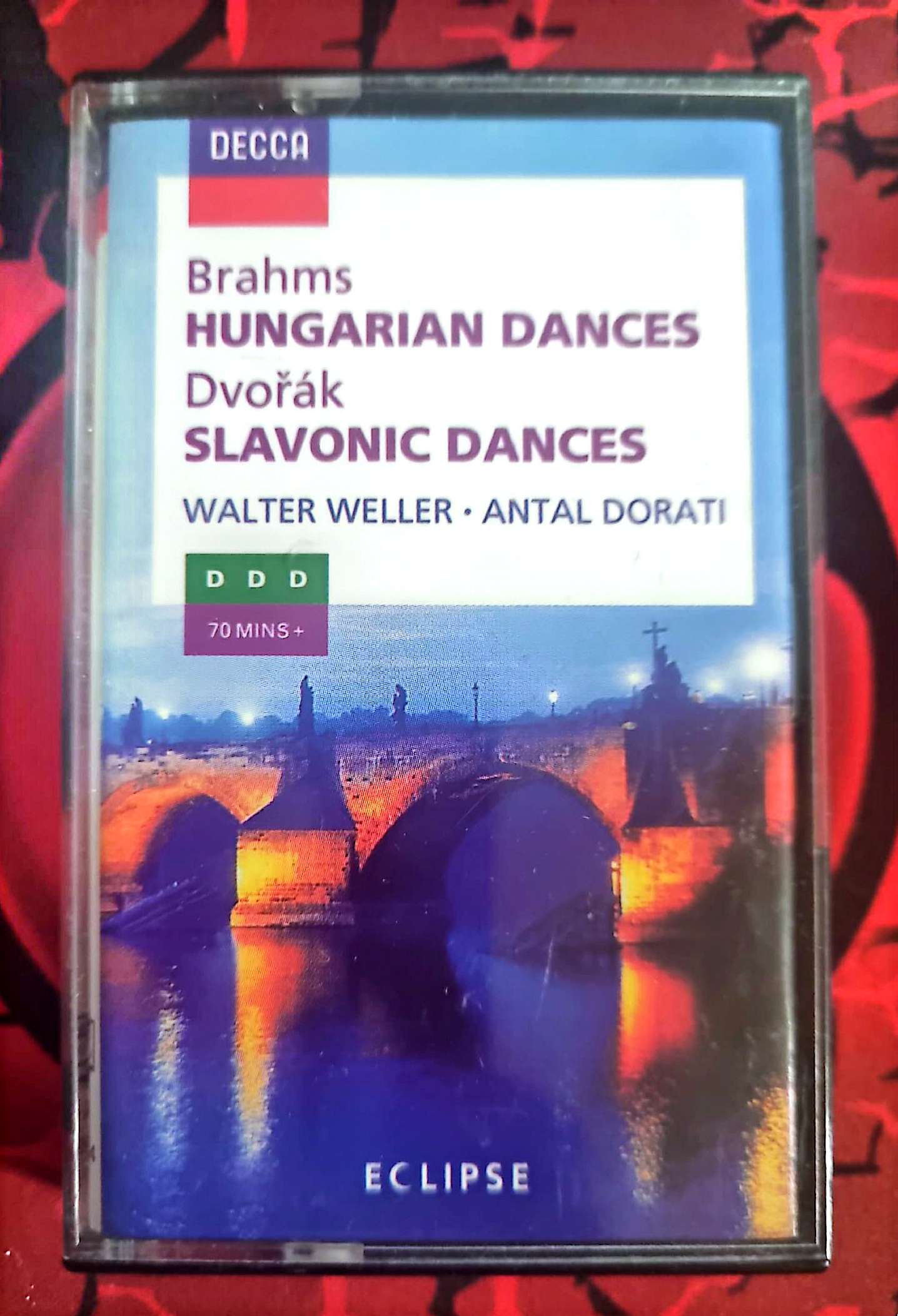 Cassette Audio Brahms Hungarian Dances & Dvořák Slavonic Dances – Decca Eclipse cassette audio