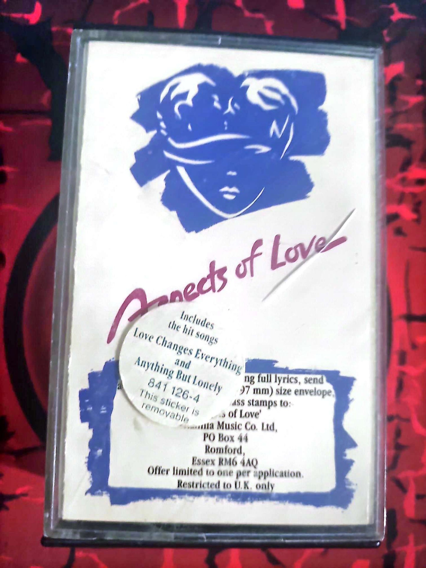 Cassette Audio Andrew Lloyd Webber – Aspects of Love – Comédie Musicale cassette audio