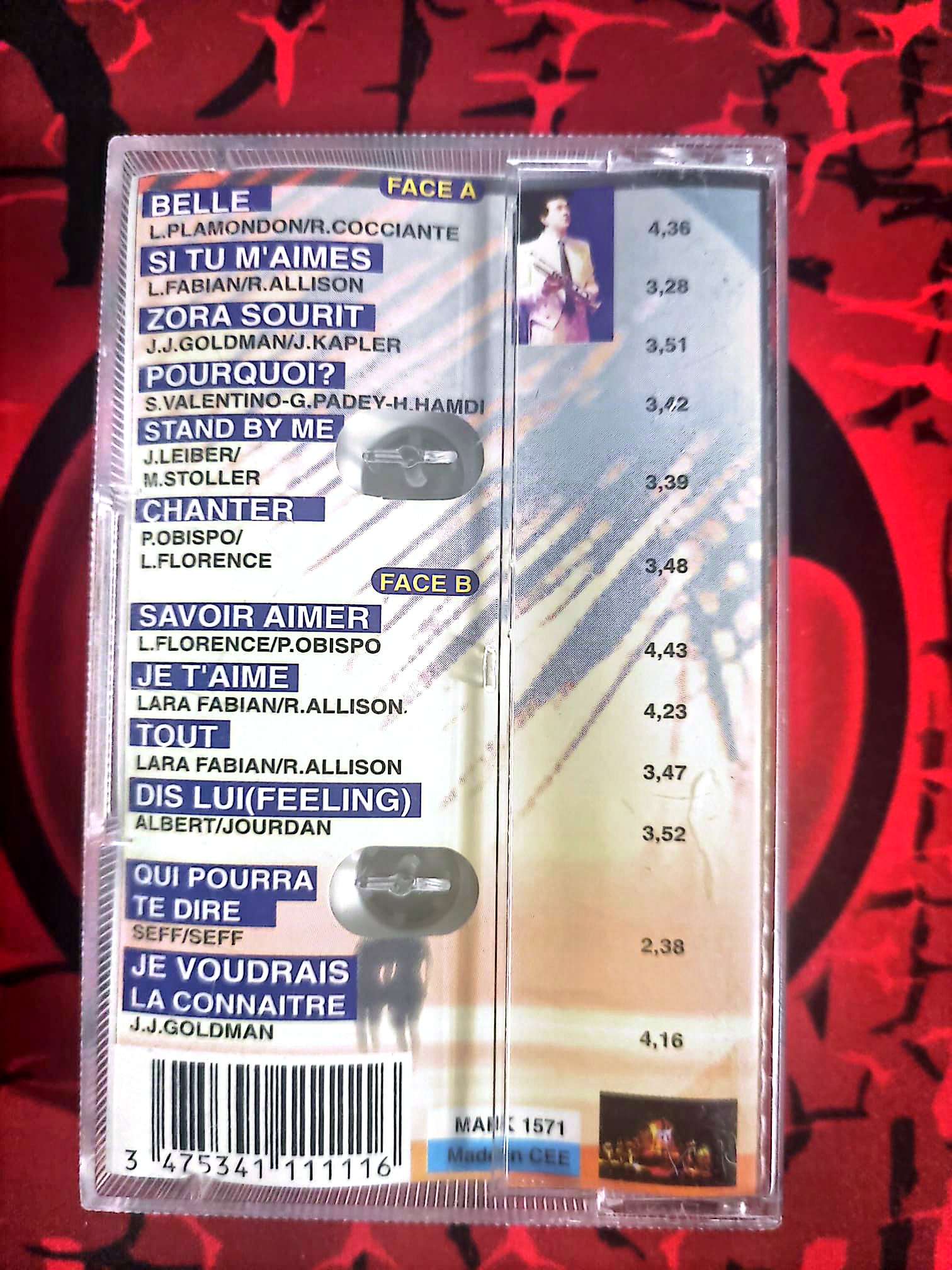 Cassette Audio Top des Stars Vol. 2 – Tony Braams – Variété Française – Compilation cassette audio