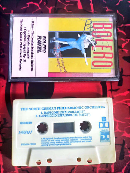 Cassette Audio Ravel – Boléro – Rapsodie Espagnole – London Symphony Orchestra cassette audio