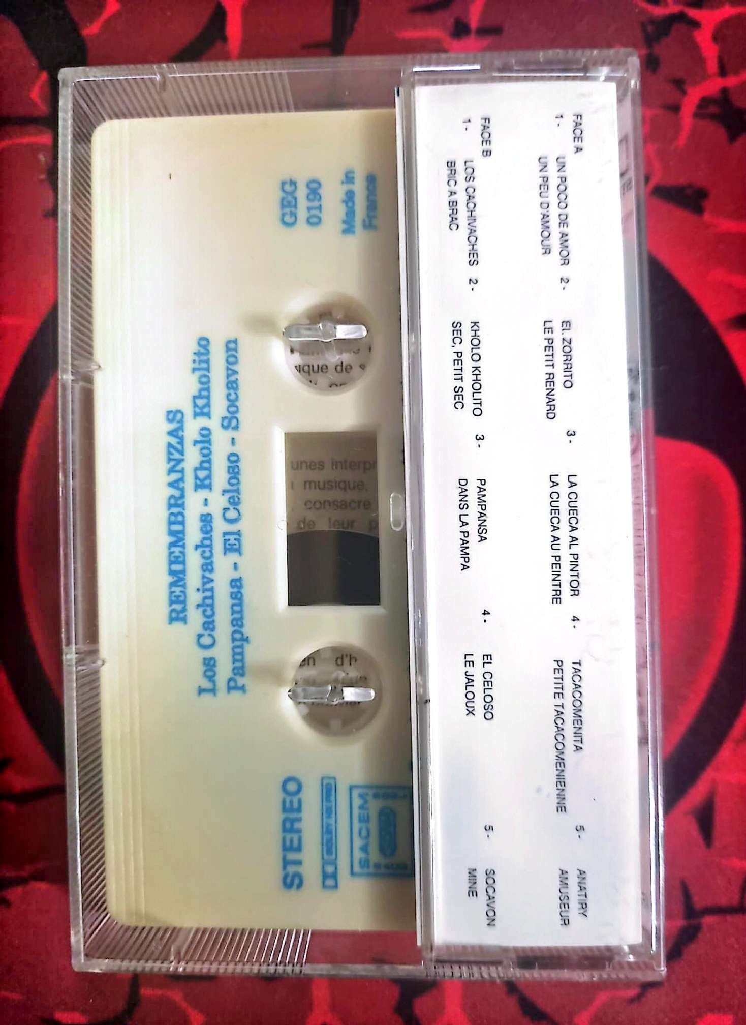 Cassette Audio Nayrankiri – Remembranzas – Musiques Traditionnelles d’Amérique du Sud cassette audio
