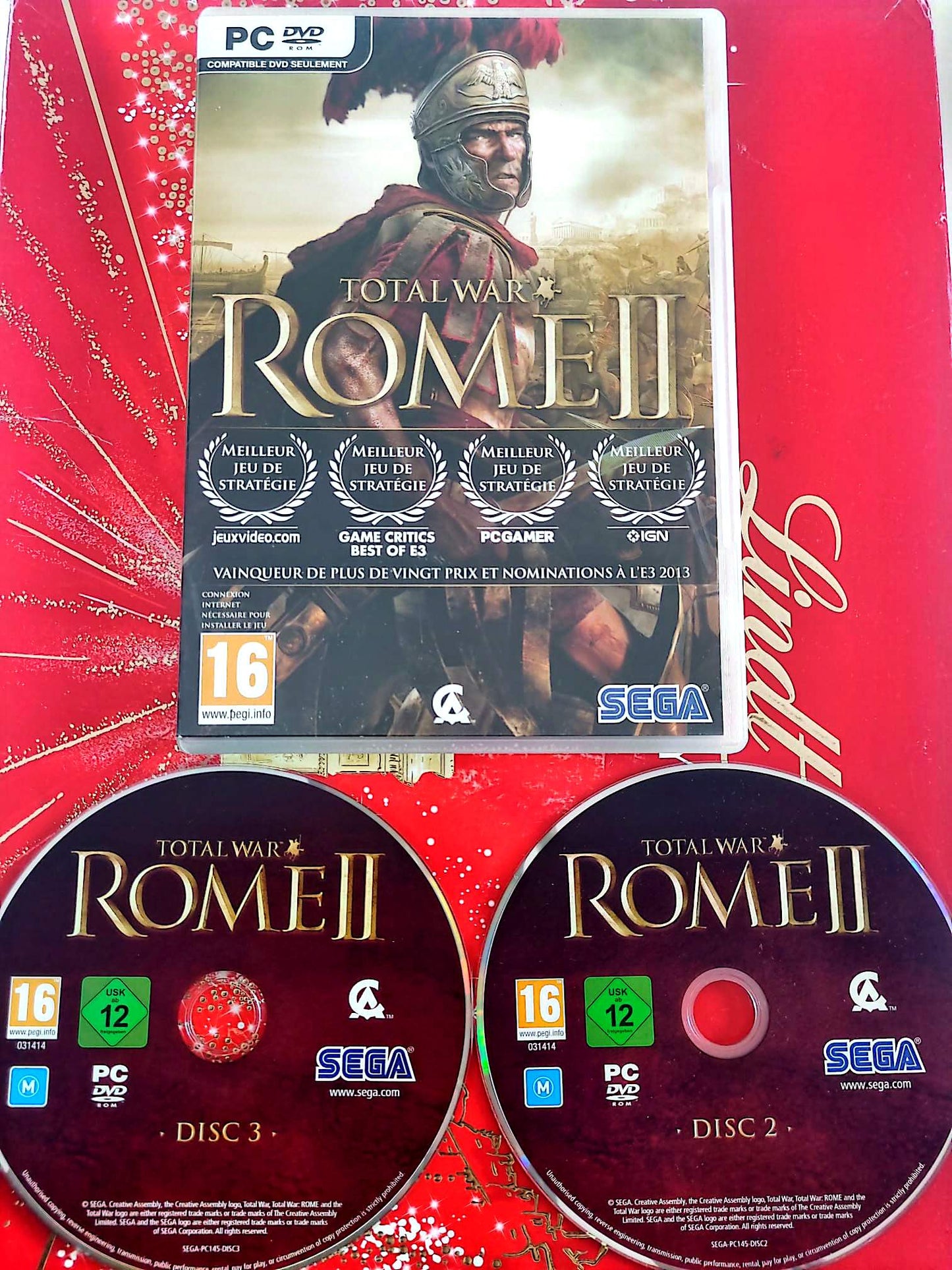 Total War Rome II Jeu PC DVD-ROM Incomplet Sans Disque 1 Version Française