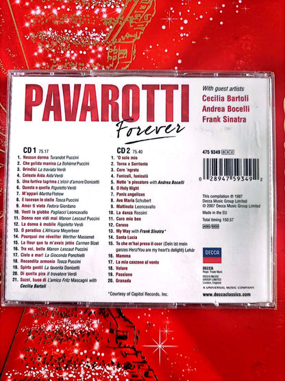 Pavarotti Forever Double CD Album – Compilation Opéra Classique Luciano Pavarotti 2 CD Musique Classique