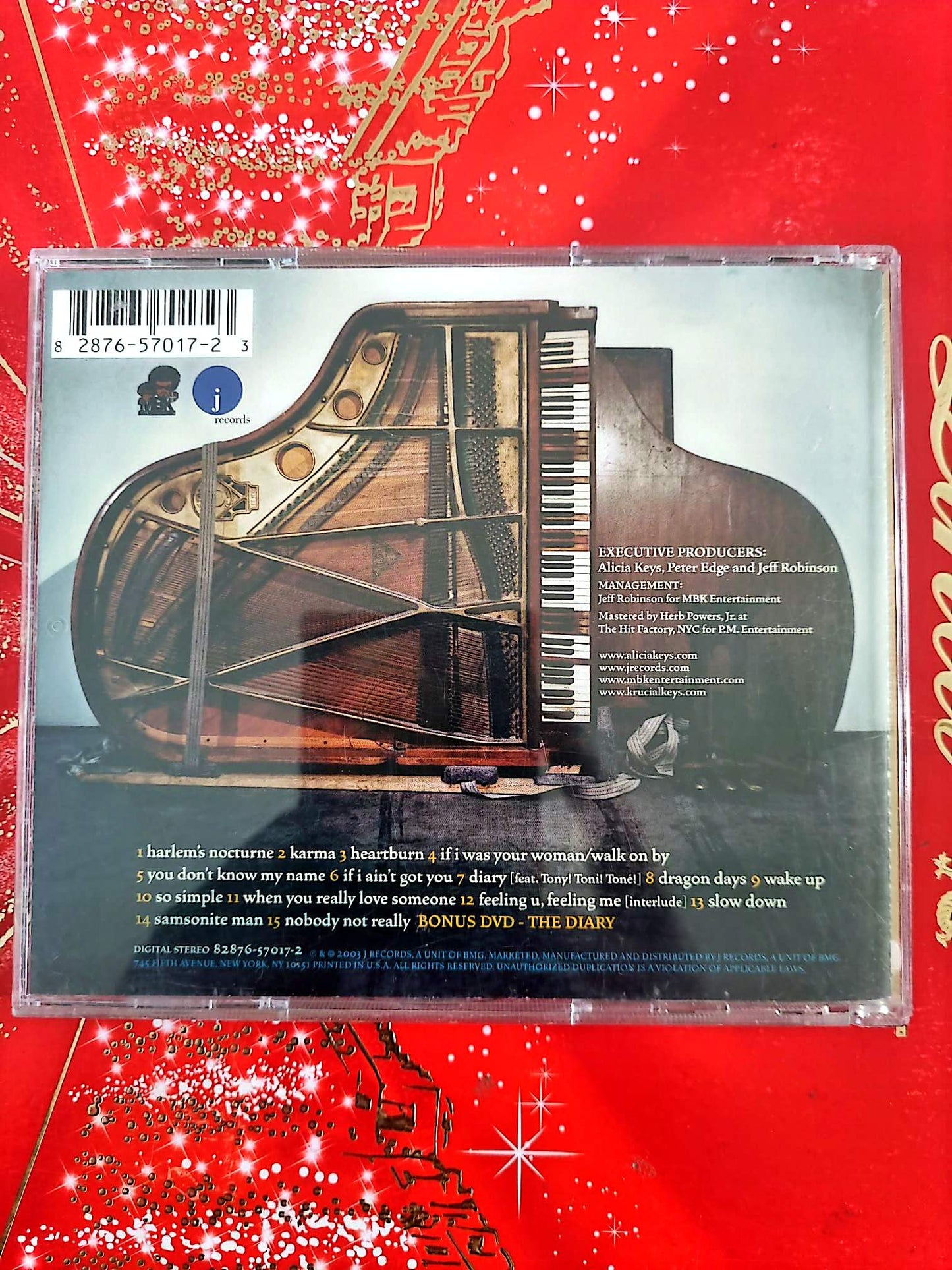 The Diary of Alicia Keys Album CD + DVD Bonus – Alicia Keys Musique R&B Soul