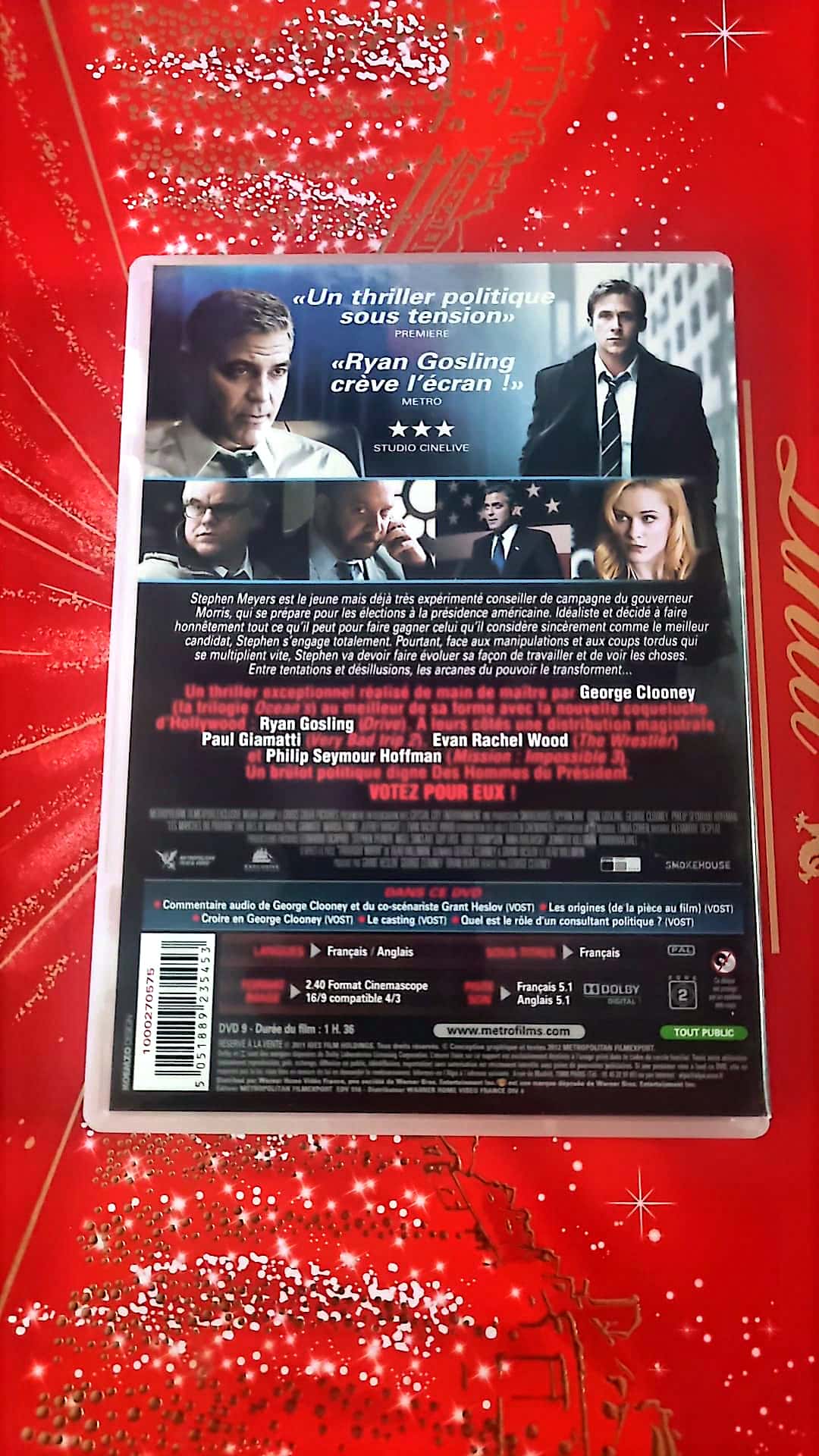 DVD les marches du pouvoir