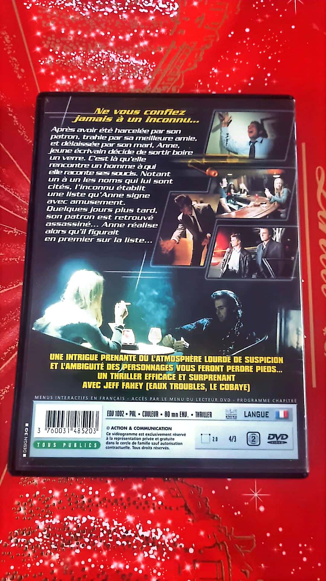 DVD Jeff fahey camilla roos the contract