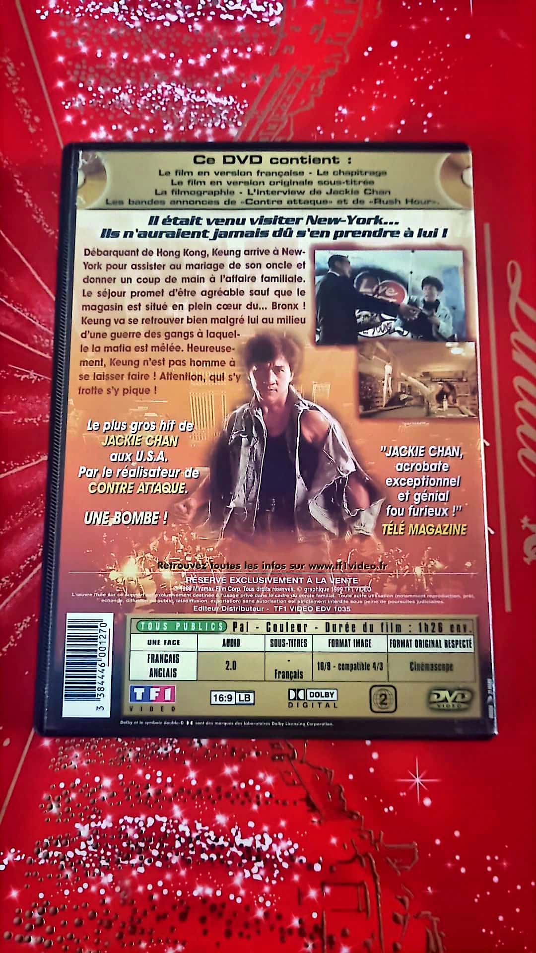 DVD Jackie Chan dans le Bronx