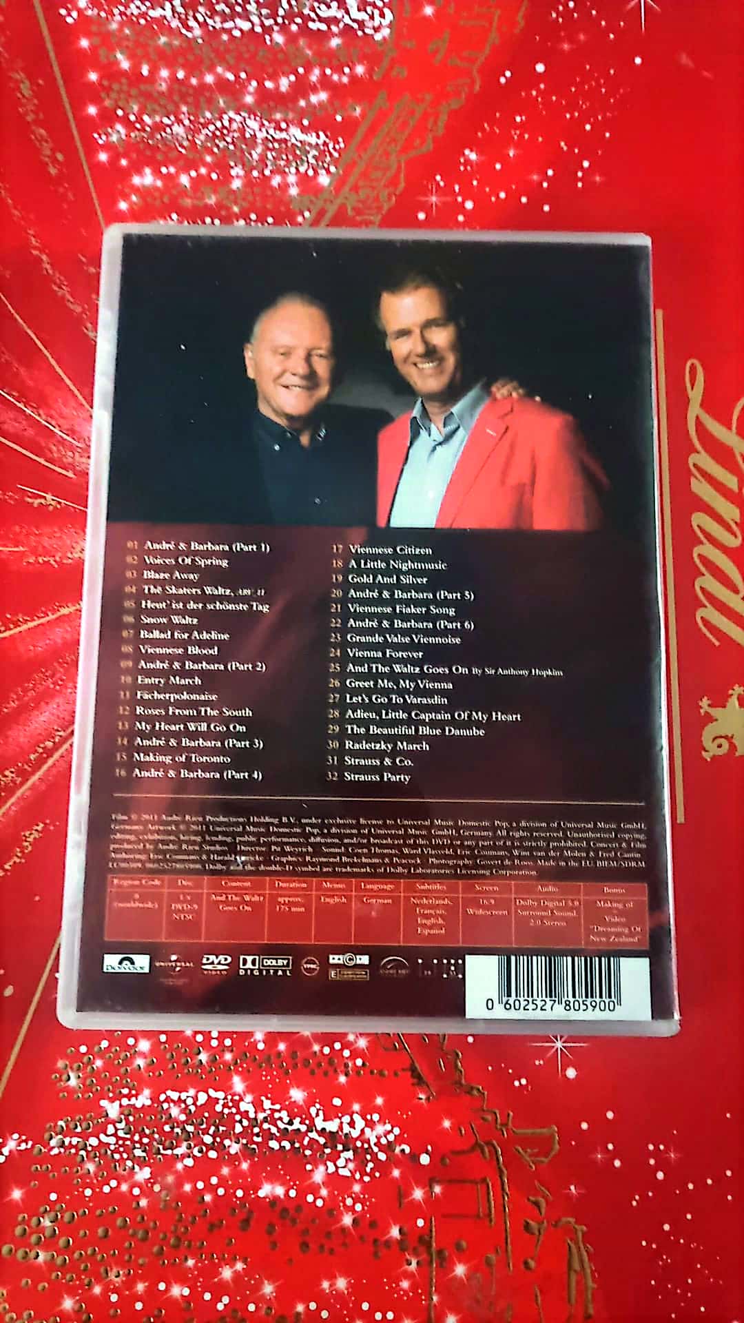 DVD André rieu and the waltz goes on