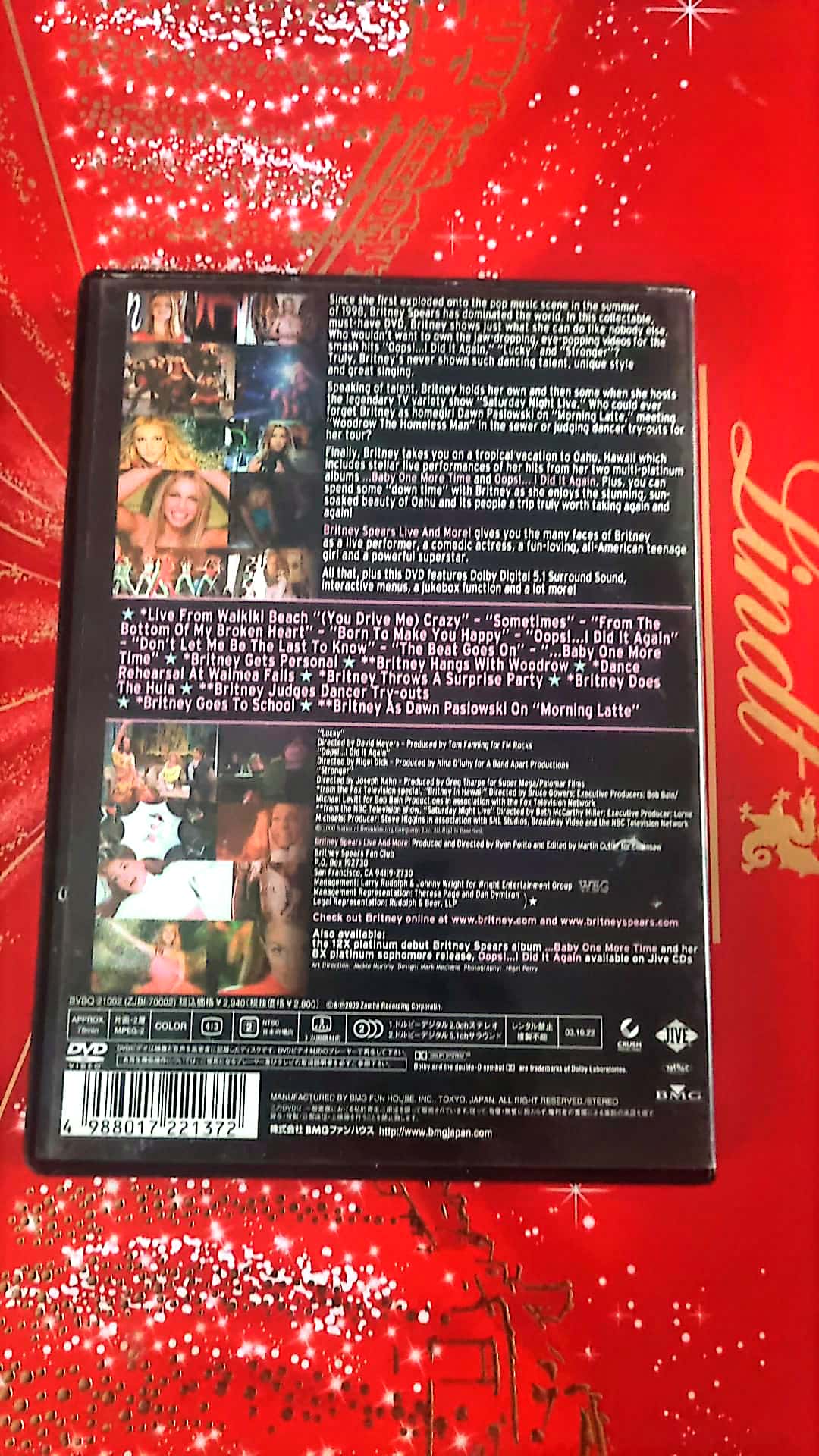 DVD Britney Spears live and more