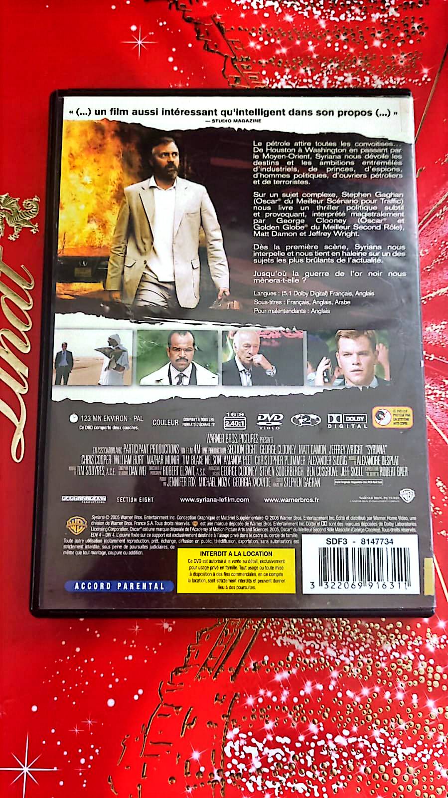 DVD : syriana en
