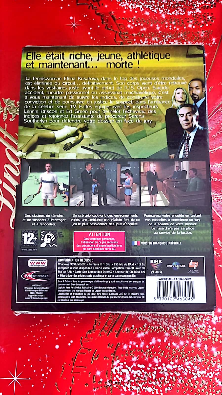 Jeu vidéo PC : New York Police Judiciaire jeu set et Meurtre