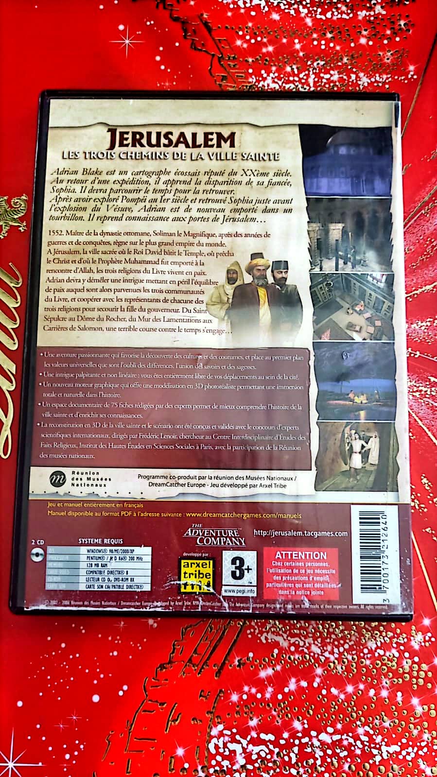 Jeu vidéo PC : Jérusalem les trois chemins de la ville sainte