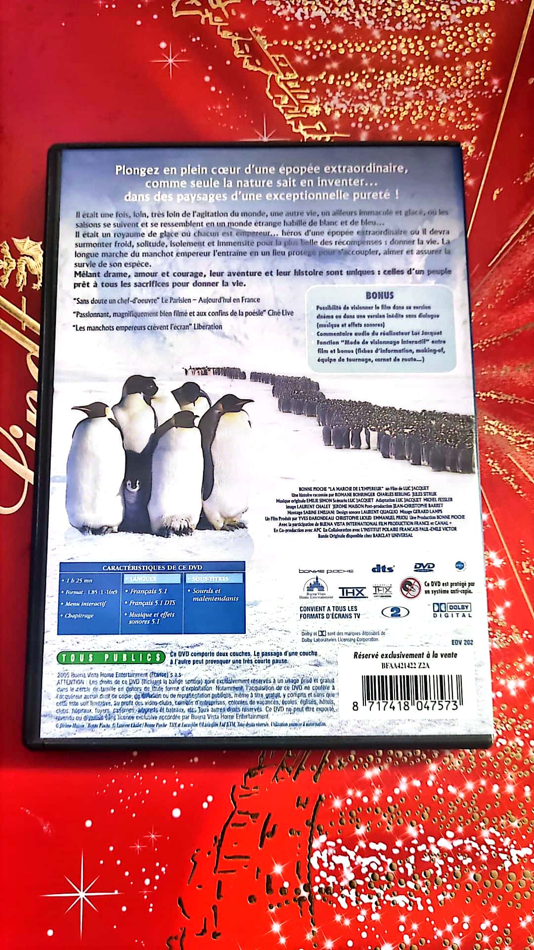 DVD la marche de l'empereur